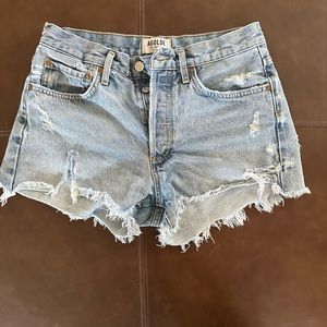 Agolde Parker Vintage Cut Off Short in Swapmeet